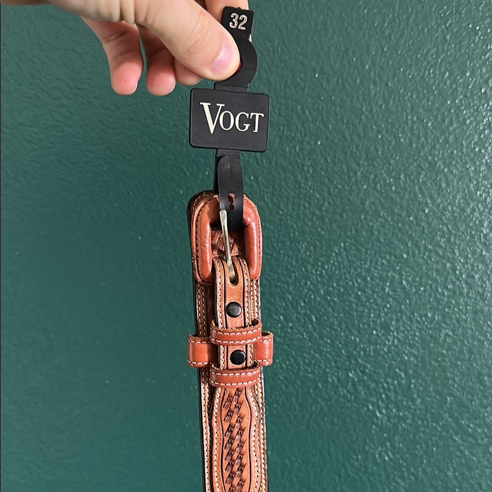 Vogt Brown Leather Belt